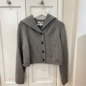 COS Gray Wool Cardigan